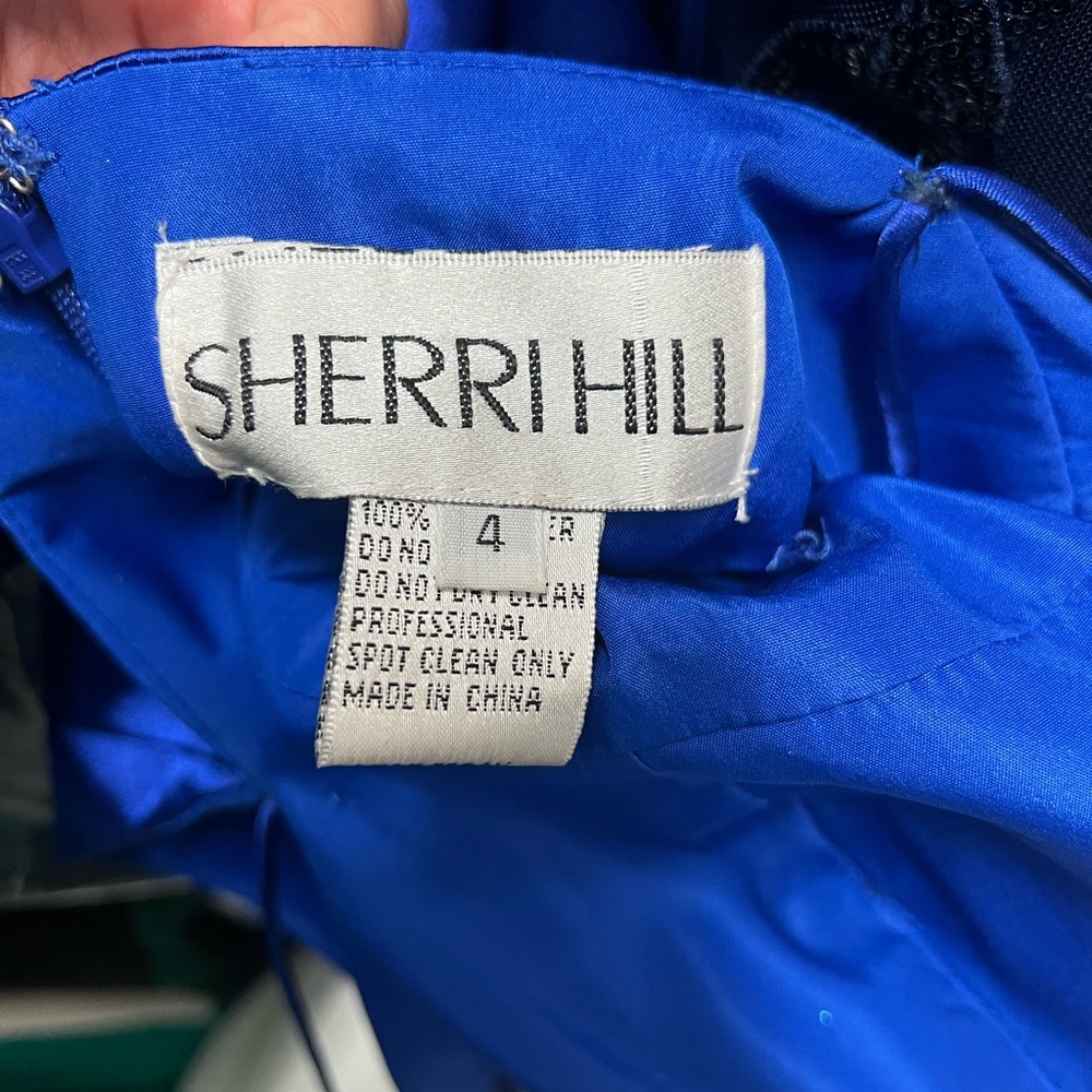 Sherri Hill new royal blue prom dress size 4 - Picture 11 of 12
